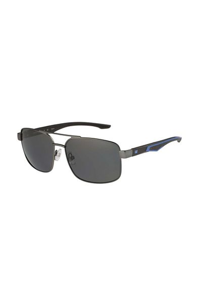 Caterpillar Polarized Sunglass CTS-8024-005P Rectangle Gunmetal