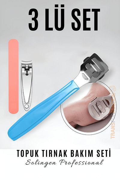 Transformacion Heel Raspa Nail Clipper File Set Mery Solingen 721574