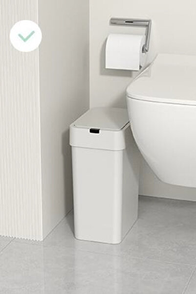 Genel Markalar Slim Sensörlü Çöp Kovası 9 Litre – Otomatik Kapaklı Hijyenik Atık Kovası 22x15x31 cm