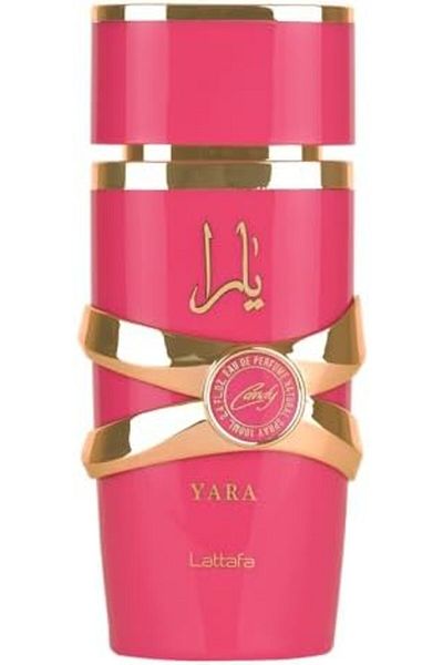 lattafa Yara Candy for Women Eau de Parfum Spray, 3.4 Ounce / 100 ml