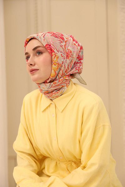 Silk Home Μεταξωτό κασκόλ Süreyya Pattern Olinda