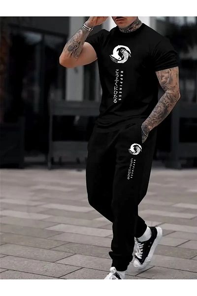 bellanova Men Summer Fashion Two Piece Set