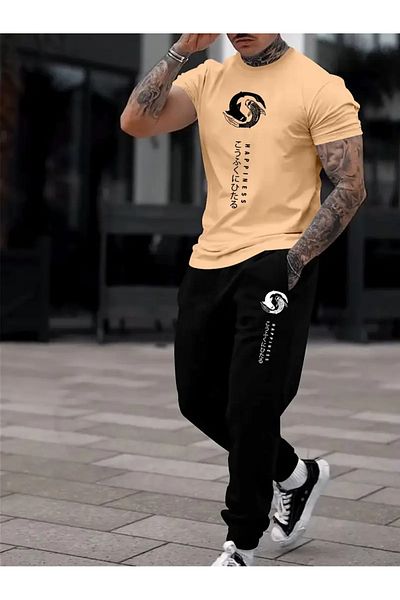 bellanova Men Summer Fashion Two Piece Set
