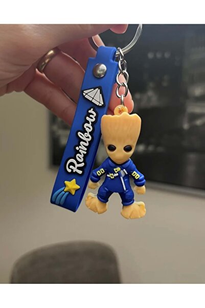 panda hediyelik Breloc Groot Marvel Blue I am groot