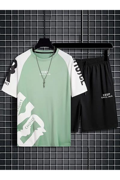 bellanova Men Summer Fashion Two Piece Set