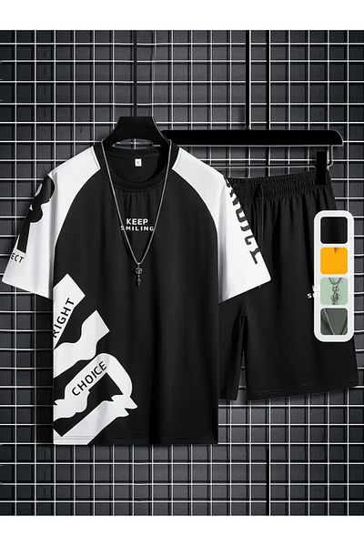 bellanova Men Summer Fashion Two Piece Set