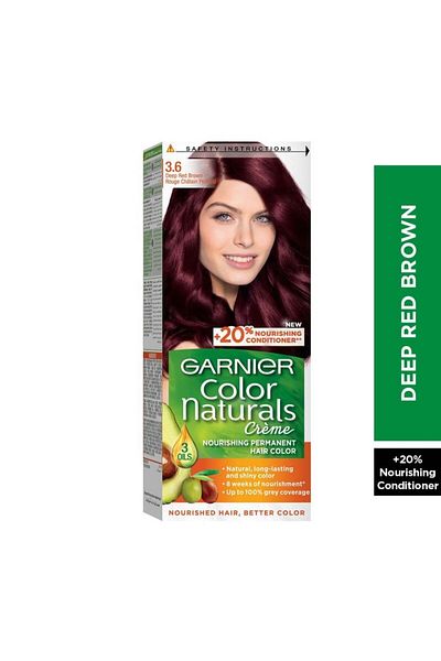Garnier Garnier Color Naturals Hair Dye Dark Red Brown - 3.6