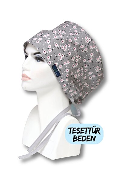 doktorbonem Хіджаб Сірий квітковий сад Хірургічна шапочка Лікар Медсестра Мед...