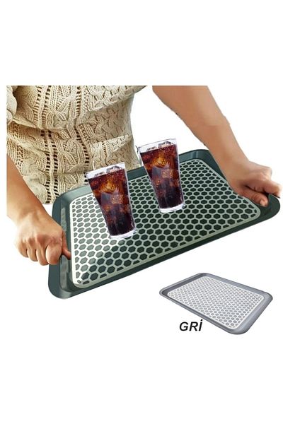 Geseus Non-Slip Based Serving Tray Presentation Tray Large Size-1136-02