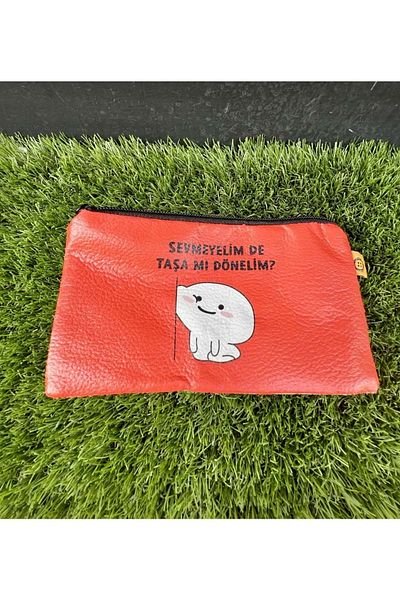 panda hediyelik Fun Funny Leather Wallet