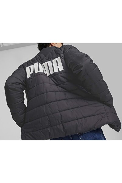 Puma Ess+ Padded Jacket 849349-01 Φουσκωτό Ανδρικό Παλτό ΜΑΥΡΟ
