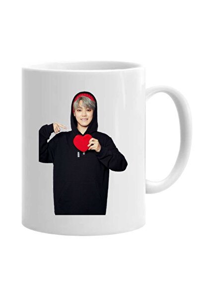 OEM Cana albă personalizată bts jimin, INOVATIX®. 330 ml