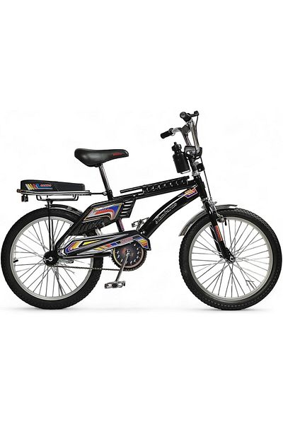 ALBADER Rambo Freestyle Bike, 20-Inch Rambo Bicycle indonesian Design, Bike With Additional Seat