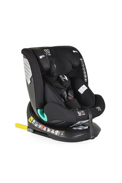 OEM Scaun auto 0-36 kg cu isofix Moni Serengeti Negru, sezut rotativ 360 pozitie de somn,varsta 0-12 ani