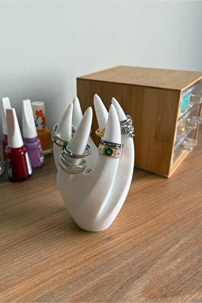 To Design Lab Dekoratif Tasarımlı Yüzük Tutucu – Takı ve Yüzük Standı Organizer