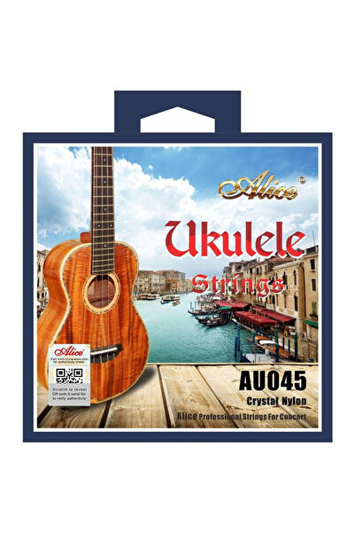 Alice Alice A045-C Crystal Nylon - String Set Compatible with All Ukulele Vintages-Ukulele String Set
