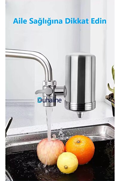 DUHALINE Paslanmaz Çelik Musluk Suyu Filtresi Mutfak Banyo İçin Mikrofiltrasyon İçilebilir Su Arıtma Sistemi