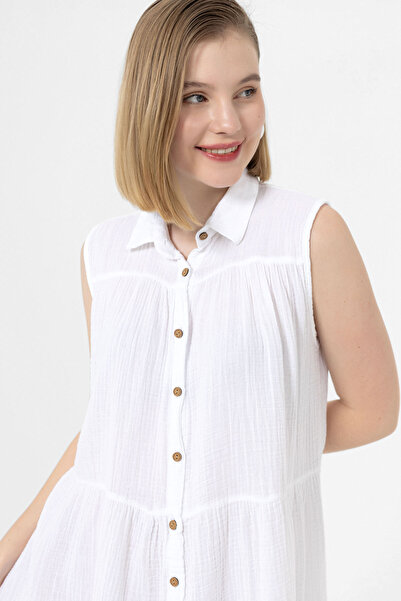 TCT TEKSTİL Γυναικείο Φόρεμα - Μουσελίνα Φόρεμα - 3020