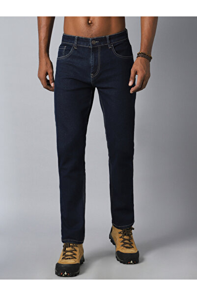 High Star By Styli Mid Rise Plain Regular Fit Jeans