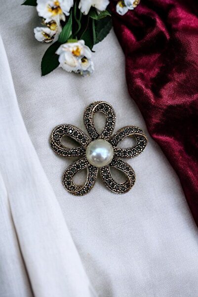 FAYRA ACCESSORIES Çiçek Figürlü Broş