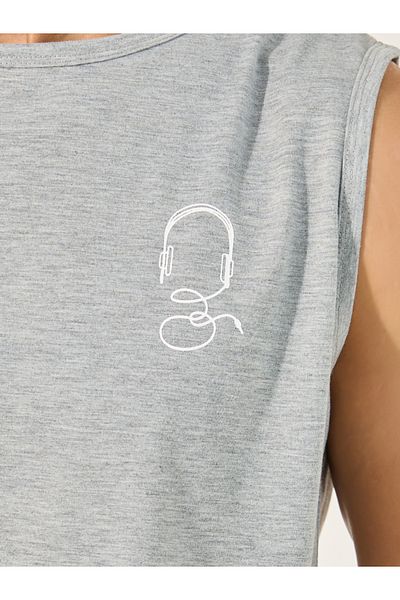 Styli Printed Round Neck Tank and Shorts Pyjama Set