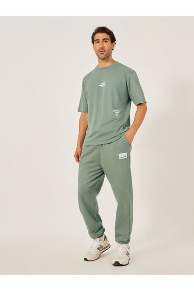 Styli Mid Rise Oversized Joggers with Drawstring