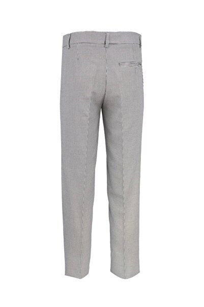 Kardelen İş Elbiseleri Houndstooth Patterned Classic Trousers