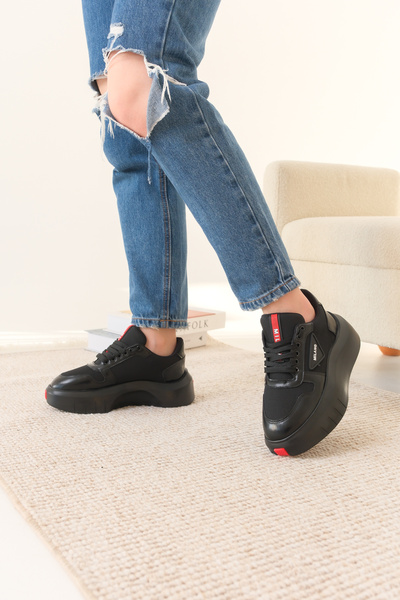 Cananın Pabuçları PRENS- 094 ΑΘΛΗΤΙΚΑ ΠΑΠΟΥΤΣΙΑ ΜΕ ΨΗΛΗ ΣΟΛΑ ΚΑΙ ΚΟΡΔΟΝΙΑ