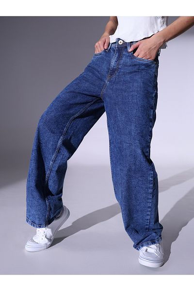 Hubberholme By Styli Low Rise Oversized Jeans