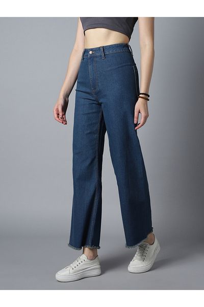High Star By Styli High Rise Wide Leg Jeans