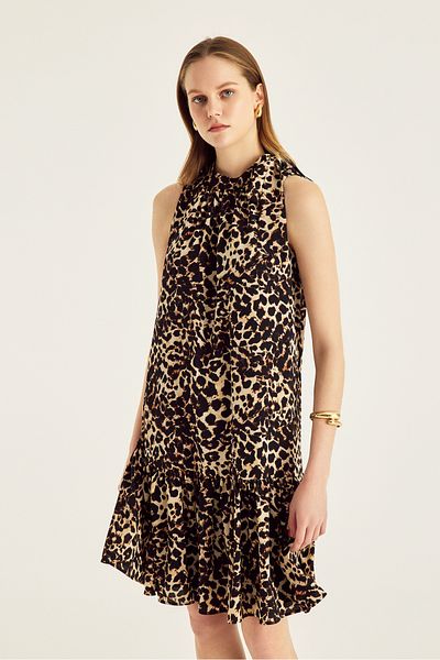 Naramaxx Tie Collar Dress