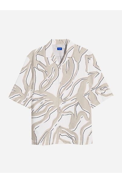 Jack & Jones Printed Resort Collar Short Sleeve Shirt