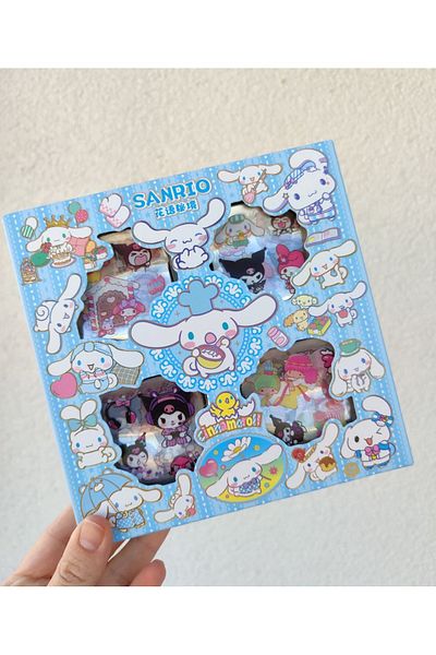 senacacollection Kuromi Cinnamoroll Sticker 570 Pieces Transparent Sticker