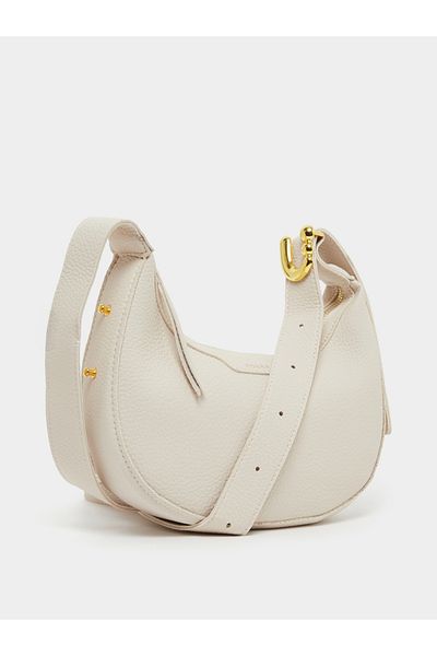 Styli Solid Shoulder Bag with Zip Closure