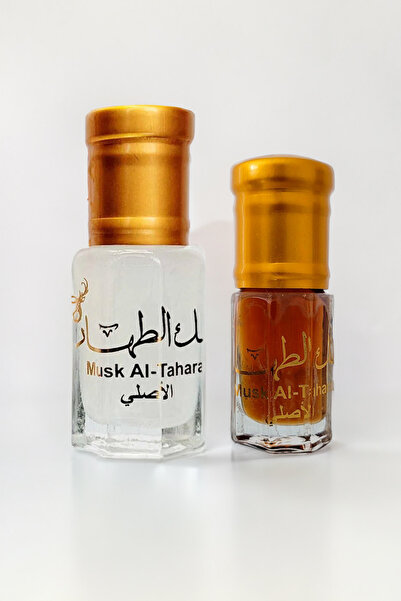 MUSK AL TAHARA 2 ADET (Beyaz misk 6ml + siyah misk 3ml)