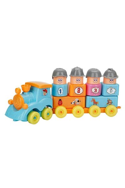 PİLSAN 33 Piece My First Train Block Set