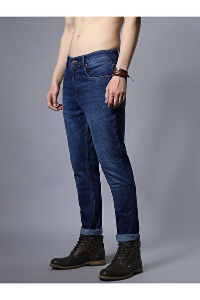 High Star By Styli Mid Rise Regular Fit Faded Jeans