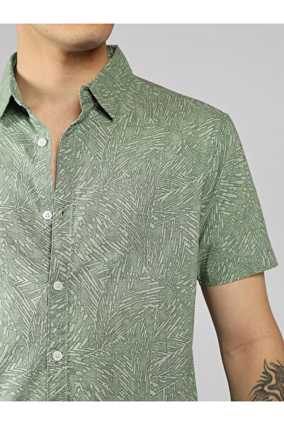 Dennis Lingo By Styli Relaxed Fit Abstract Printed Short Sleeves Shirt