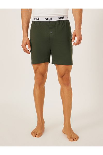 Styli Pack of 2 - Knitted Boxer With Elasticated Waistband