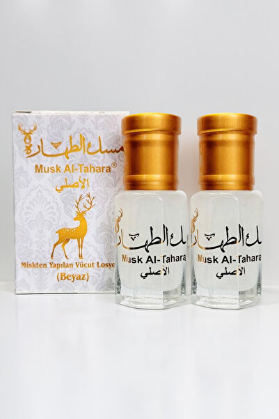 MUSK AL TAHARA Orijinal Beyaz Misk (2 ADET × 6ML)