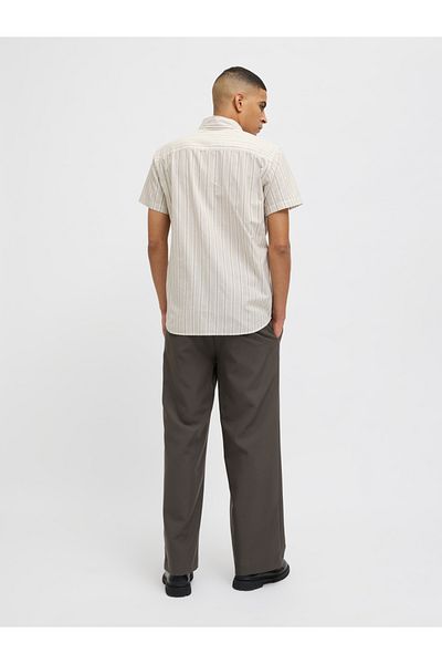Jack & Jones Striped Spread Collar Regular Fit Shirt