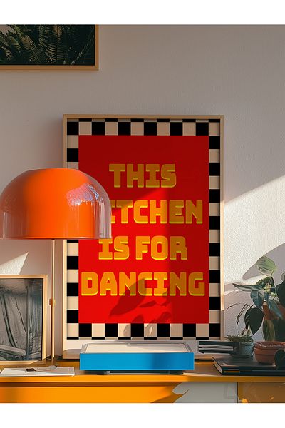 Taranist Αφίσα - Pinterest House Αυτή η κουζίνα είναι για το χορευτικό της δοπαμίνης