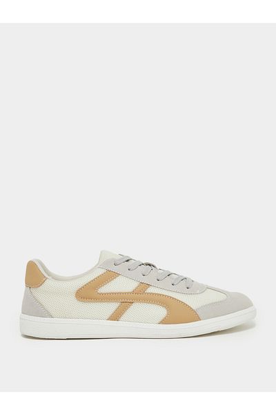 Styli Color Block Lace Up Sneakers