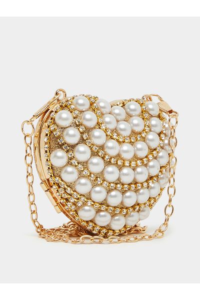 Styli Faux pearl Embellished Crossbody bag
