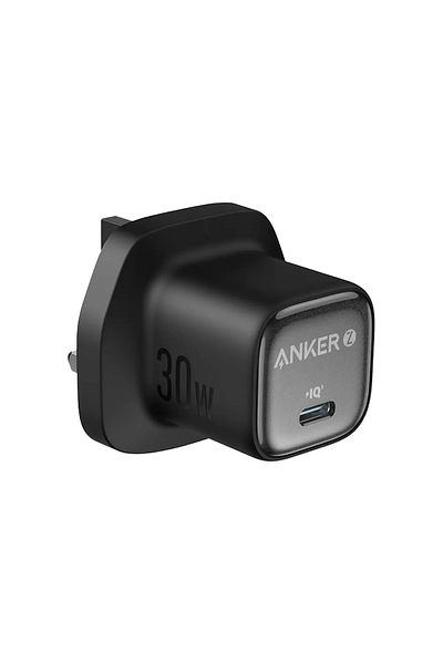 Anker شاحن جداري انكر زولو بقوة 30 واط بمنفذ تايب سي اسود