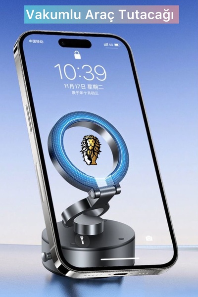 ucuzmi bulvar telefon Vakumlu Motorlu 360 Derece Dönebilen Mıknatıslı Araç Tu...