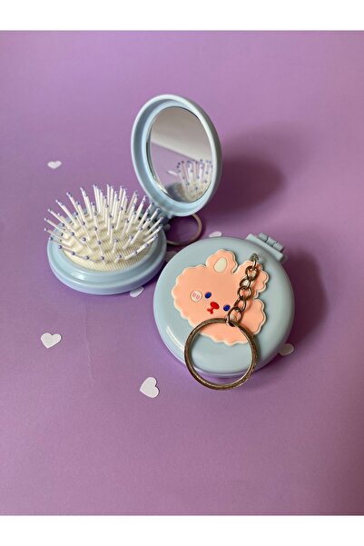 sabiha aksesuar aynalı, askılı katlanabilir tarak