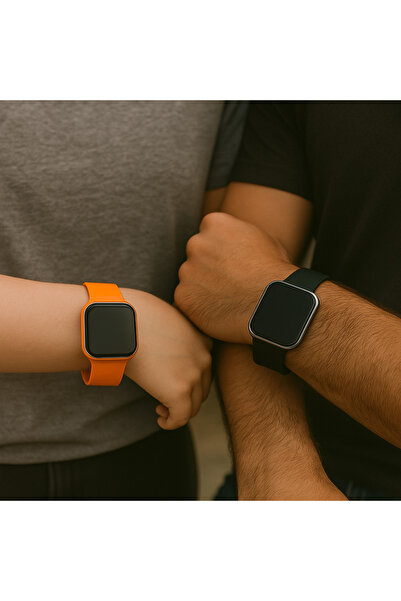 SKMİ Dokunmatik Ekran Çift Sevgili Kol Saati 2 Adet