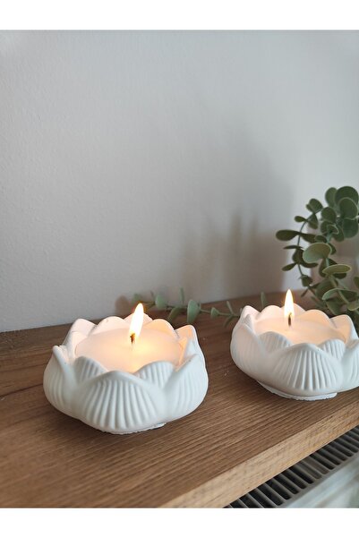 Bernami Official Lotus Vanilya Kokulu Mum - 2 Adet