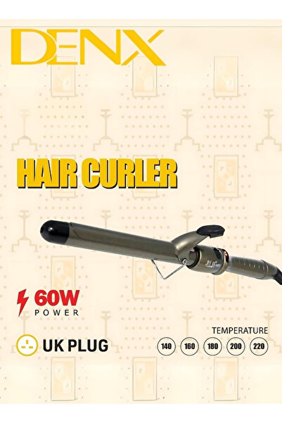 Denx Curly Hair Styling And Curling Device | Hair Curling Iron With 5 Temperature Settings